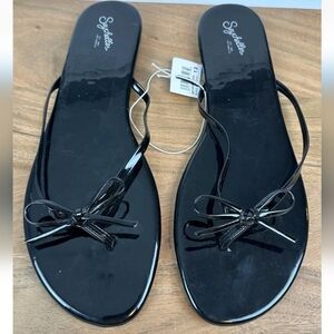 Seychelles Wish List Bow Flip Flops Women's Size 13